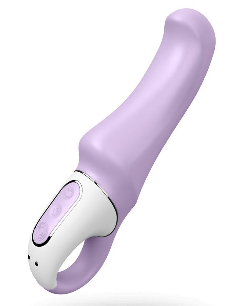 Потужний вібромасажер Satisfyer Vibes Charming Smile з гнучким стовбуром, літій силікон, 12 режимів