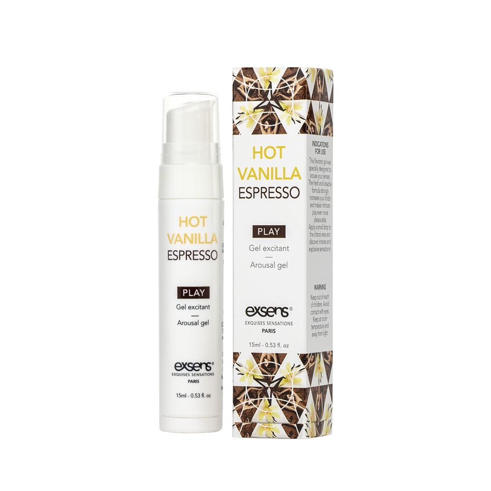 Стимулюючий гель EXSENS Kissable Hot Vanilla Espresso: Поцілунки з пряним дотиком
