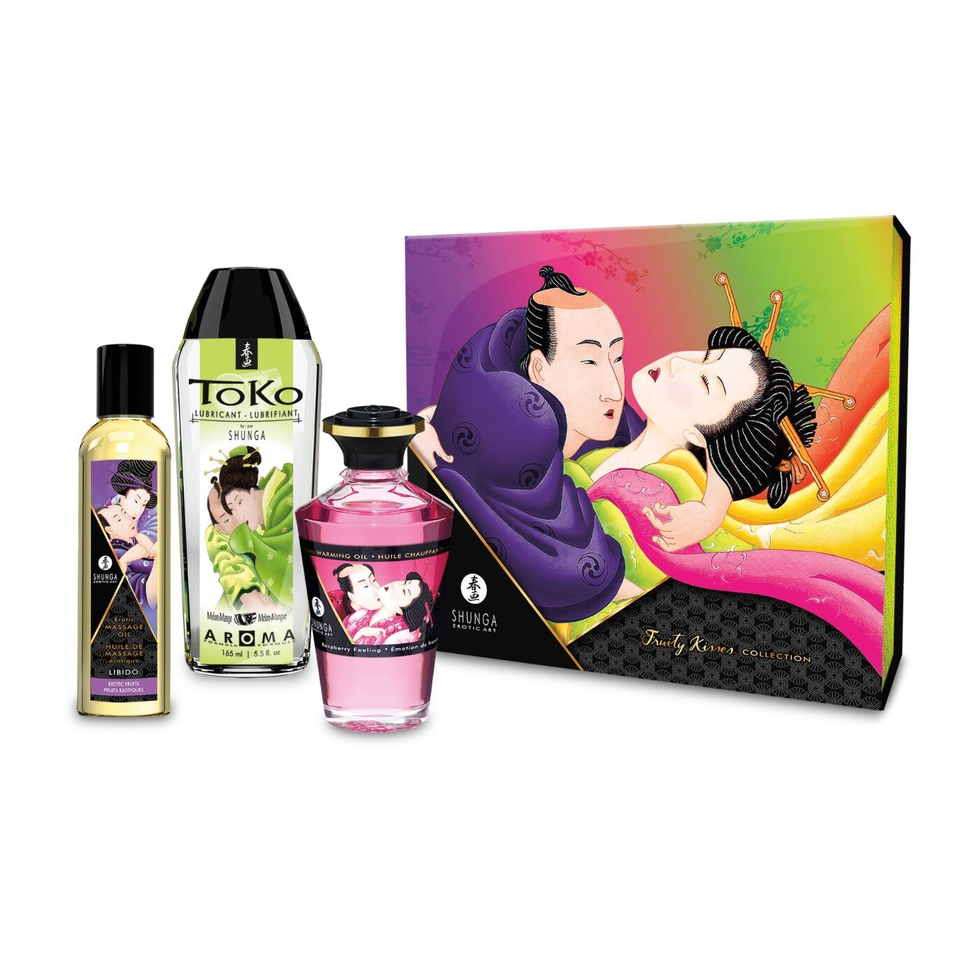 Подарунковий набір Shunga FRUITY KISSES: фруктово-ягідне задоволення для чуттєвих моментів