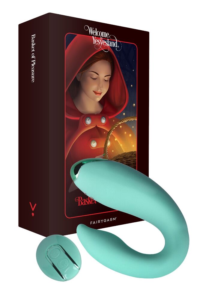 Вібратор для пар FairyGasm PleasureBerry green зарядний кейс