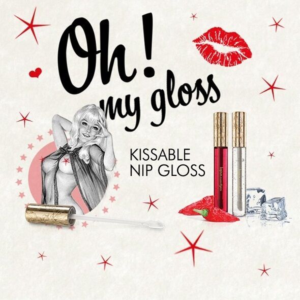 Набір блисків для сосків Bijoux Indiscrets Kissable Nip Gloss DUET: Секрети Чуттєвого Блиску