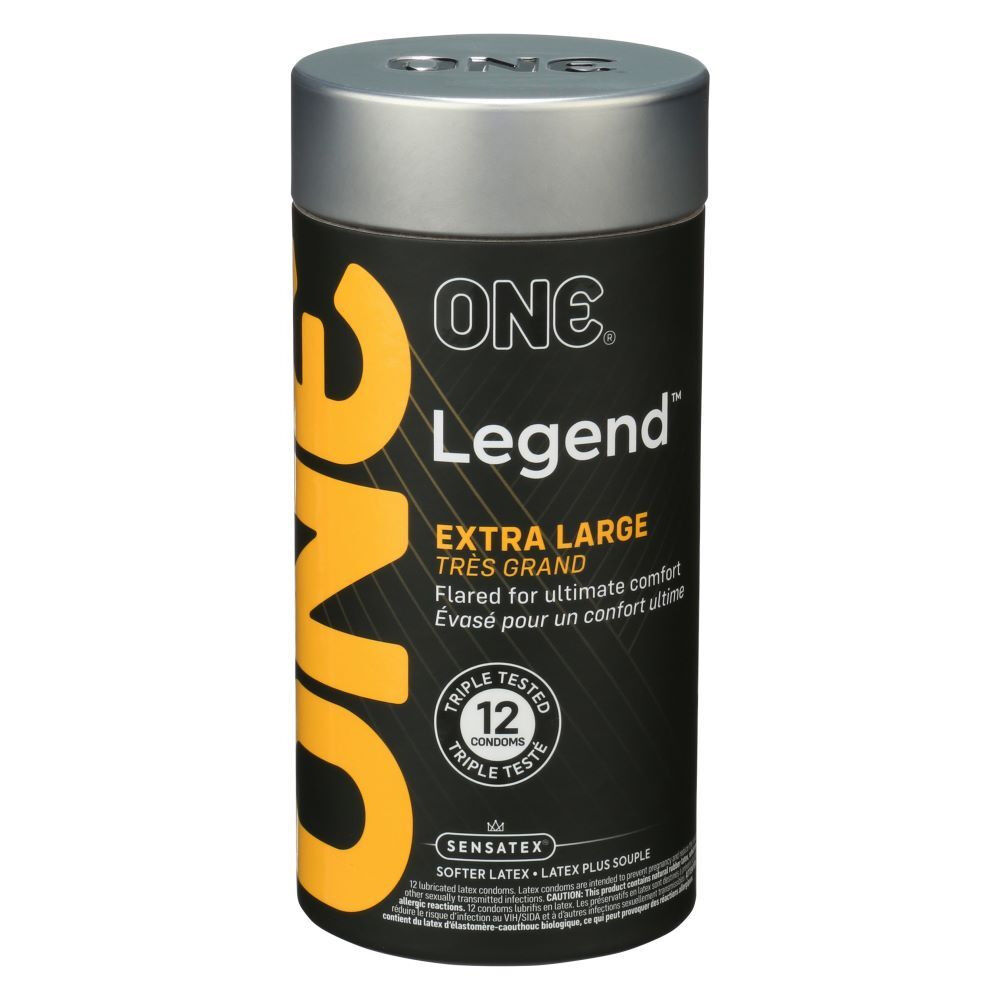 ONE Legend – презервативи збільшеного розміру з анатомічною формою (12 шт)