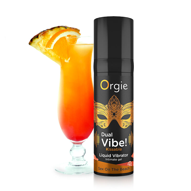 Рідкий вібратор коктейль Секс на пляжі: Відчуй магію Orgie DUAL VIBE!