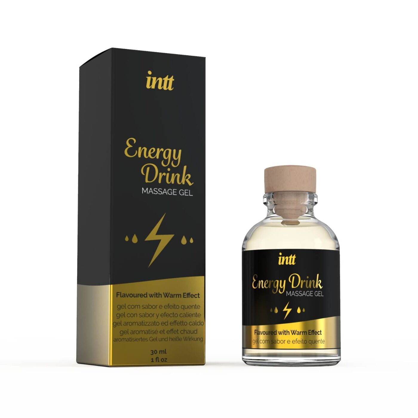 Розігріваючий масажний гель Intt Energy Drink для інтимних зон – Відкрийте нові відчуття