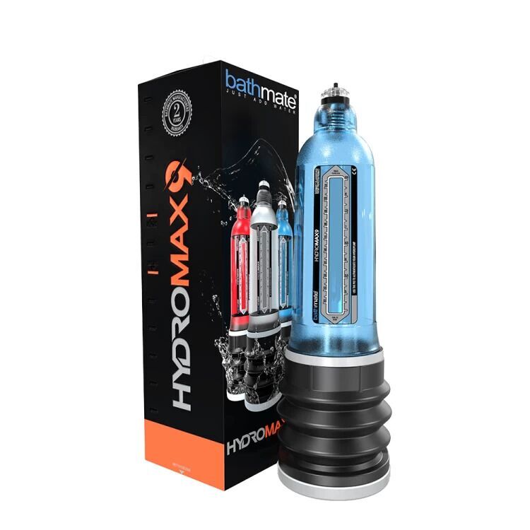 Гідропомпа Bathmate Hydromax 9 Blue, для члена довжиною від 18 до 23см, діаметр до 5,5 см