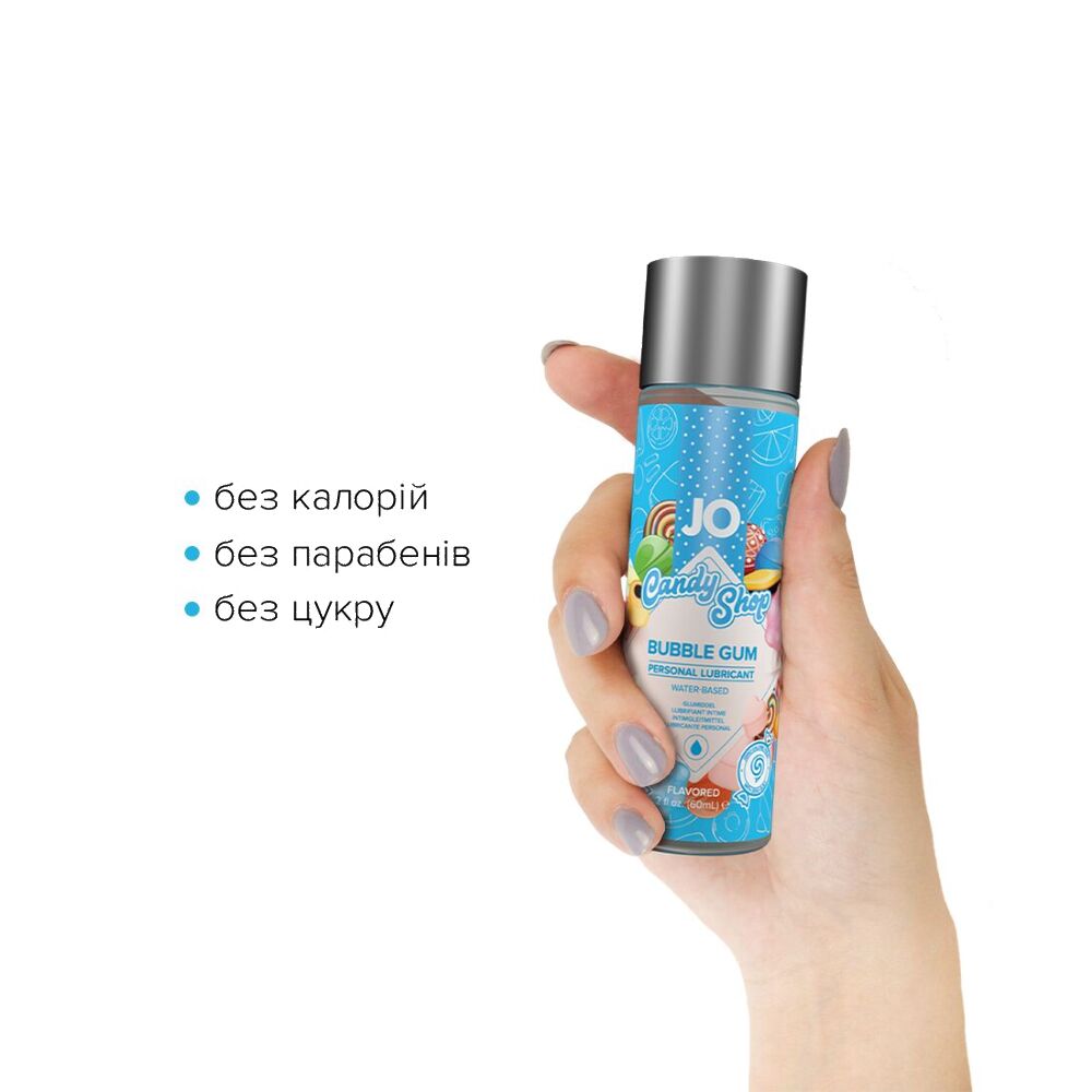 Лубрикант на водній основі System JO H2O Candy Shop, Смак - Жвачка (Bubblegum)