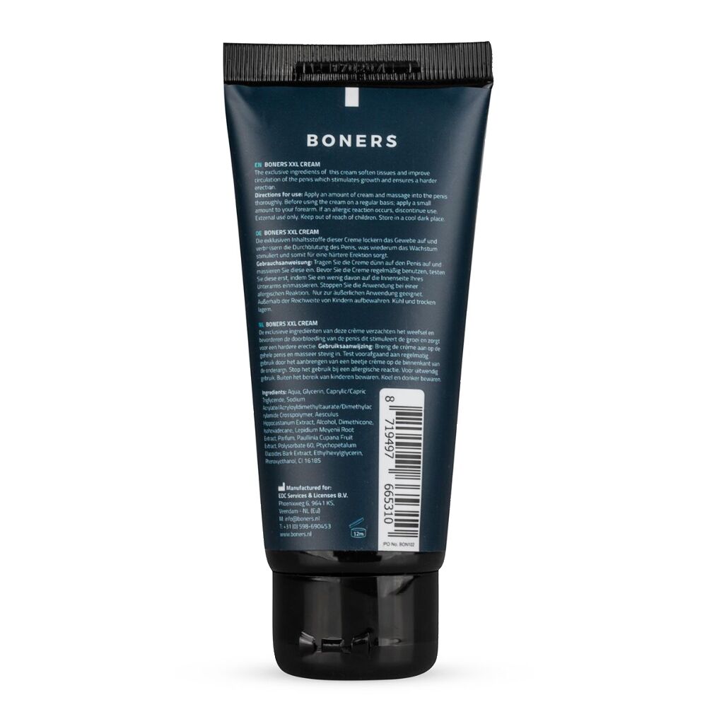 Крем для ерекції та збільшення члена Boners Penis XXL Cream: Ваша нова таємниця впевненості