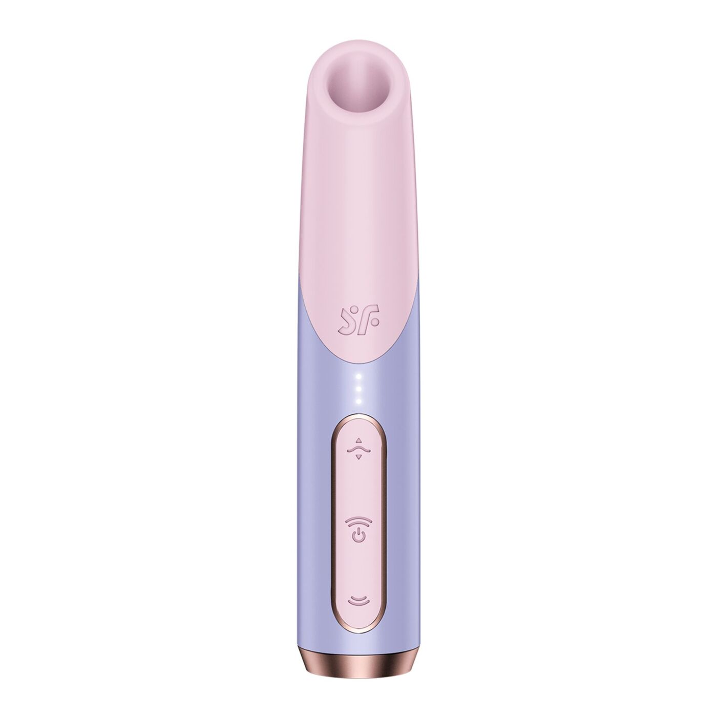 Вакуумний стимулятор Satisfyer Bold Kiss Violet, магнітна технологія 3D Air Pulse, 30 режимів роботи
