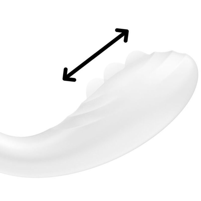 Вібромасажер із перлинною стимуляцією точки G Satisfyer Rrrolling Pleasure White