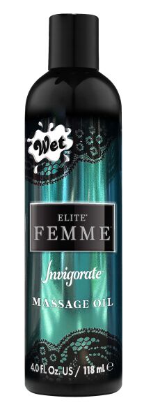 Енергія та Розслаблення: Массажне Масло FLITE FEMME Wet INVIGORATE 118 мл