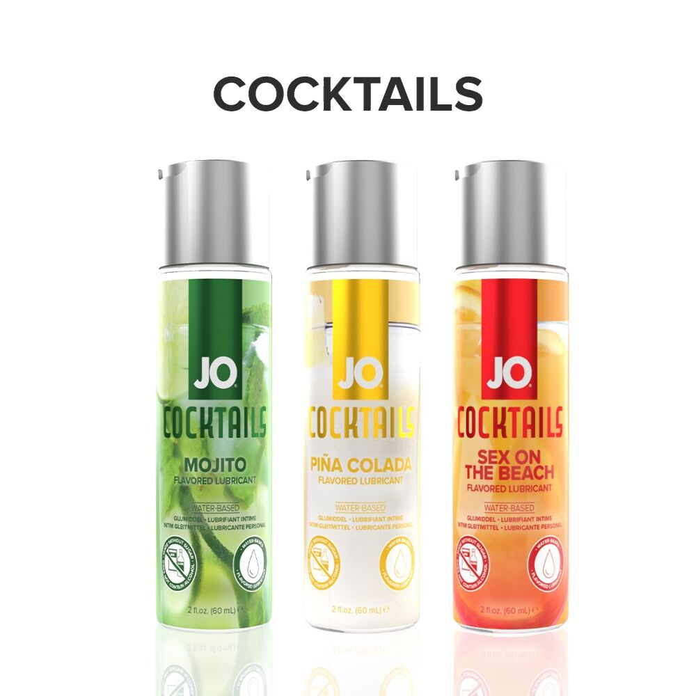 Лубрикант на водній основі System JO Cocktails, 60мл, Смак - Мохіто (Mojito)