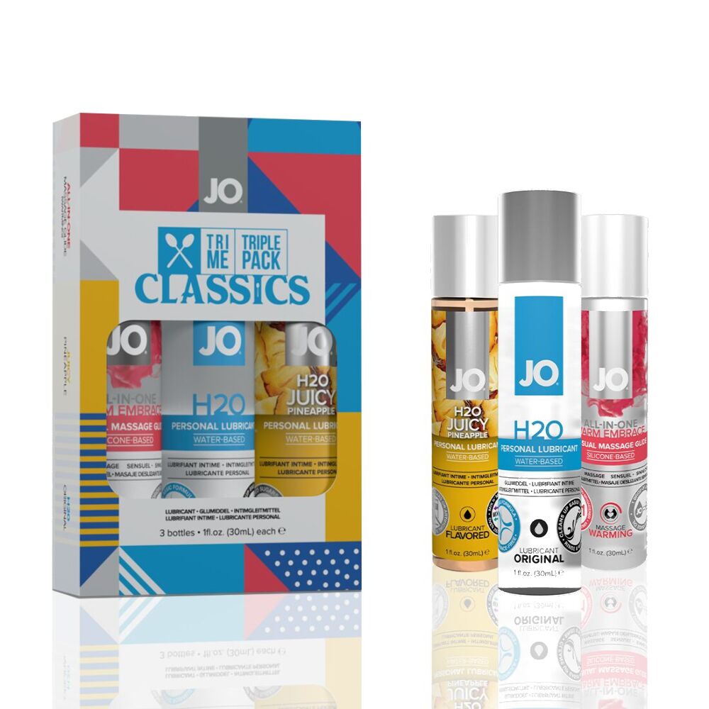 Набір System JO Tri-Me Triple Pack, Смак - Класичний (Classics)