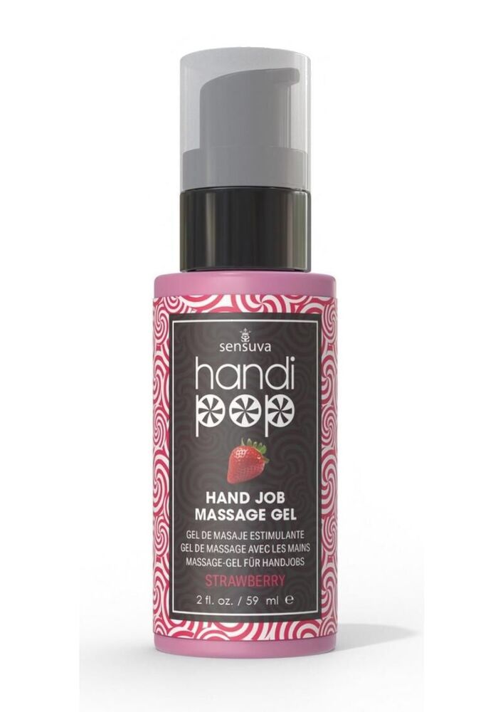 Смачний гель Handipop Strawberry для вишуканих пестощів: насолода на кожному дотику
