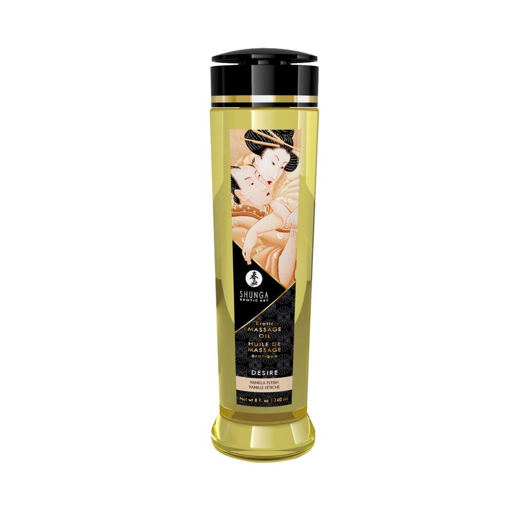 Масажна олія Shunga Desire – Ванільна насолода для вашого тіла