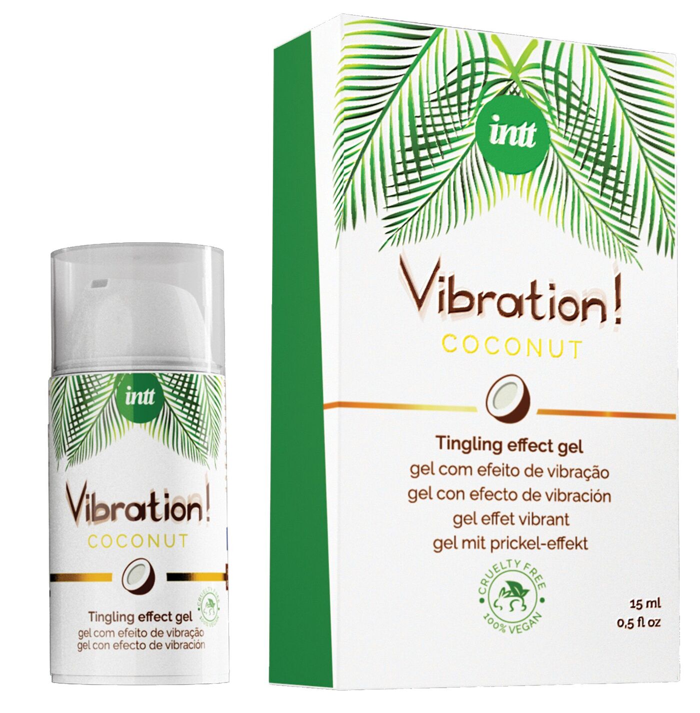 Рідкий вібратор Intt Vibration Coconut Vegan: Відкрийте нові відчуття