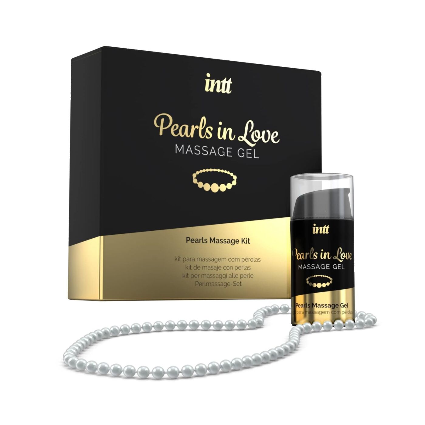 Набір для перлинного масажу Intt Pearls in Love: Неперевершене поєднання насолоди та релаксації