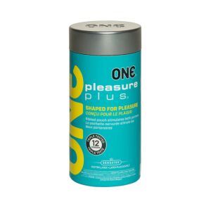 ONE Pleasure Plus – презервативи з мішечкоподібною зоною для додаткової стимуляції (12 шт)