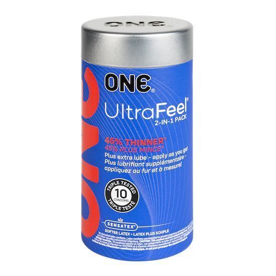 ONE UltraFeel – анатомічні ультратонкі презервативи преміум якості (10 шт)