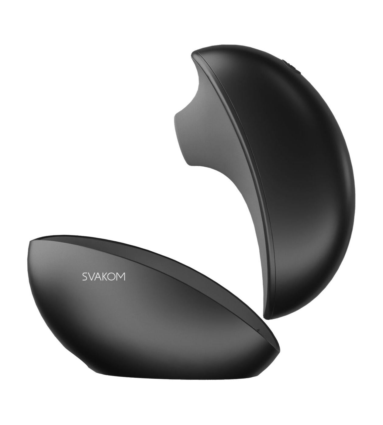 Вакуумний кліторальний смарт-стимулятор Svakom Pulse Galaxie Midnight Black, проєктор зоряного неба