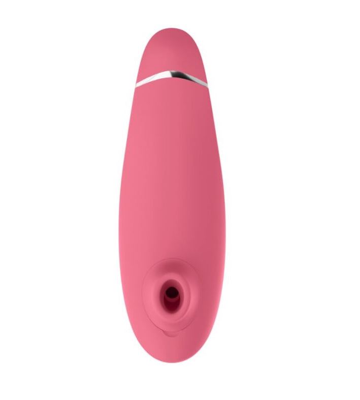 Вакуумний кліторальний стимулятор Womanizer Premium 2 - Raspberry, функції Autopilot та Smart Silenc