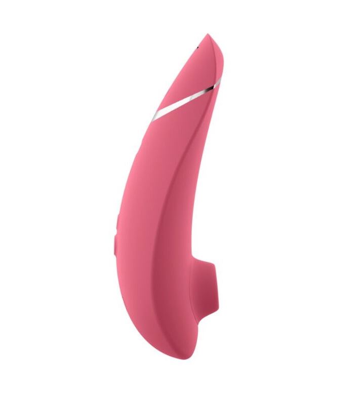 Вакуумний кліторальний стимулятор Womanizer Premium 2 - Raspberry, функції Autopilot та Smart Silenc